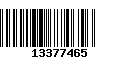 Código de Barras 13377465