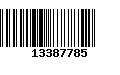 Código de Barras 13387785