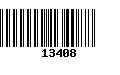 Código de Barras 13408