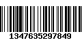 Código de Barras 1347635297849