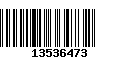 Código de Barras 13536473