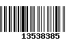 Código de Barras 13538385