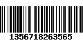 Código de Barras 1356718263565