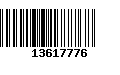 Código de Barras 13617776