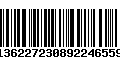 Código de Barras 136227230892246559