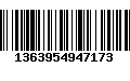 Código de Barras 1363954947173