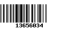 Código de Barras 13656034