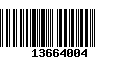 Código de Barras 13664004