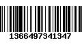 Código de Barras 1366497341347