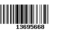 Código de Barras 13695668