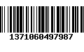 Código de Barras 1371060497987