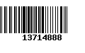 Código de Barras 13714888