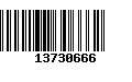 Código de Barras 13730666