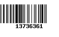 Código de Barras 13736361