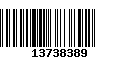 Código de Barras 13738389