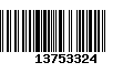 Código de Barras 13753324