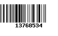 Código de Barras 13768534