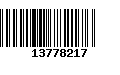 Código de Barras 13778217