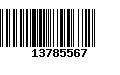 Código de Barras 13785567