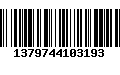 Código de Barras 1379744103193