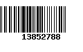 Código de Barras 13852788