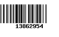 Código de Barras 13862954