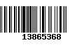 Código de Barras 13865368