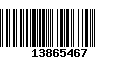 Código de Barras 13865467