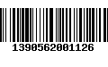 Código de Barras 1390562001126