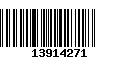 Código de Barras 13914271