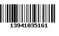 Código de Barras 13941035161