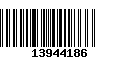 Código de Barras 13944186