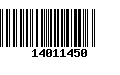 Código de Barras 14011450