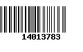 Código de Barras 14013783