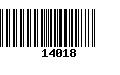 Código de Barras 14018