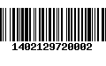 Código de Barras 1402129720002