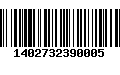 Código de Barras 1402732390005