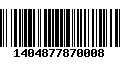 Código de Barras 1404877870008