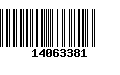 Código de Barras 14063381