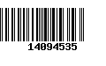 Código de Barras 14094535