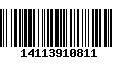 Código de Barras 14113910811