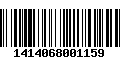 Código de Barras 1414068001159