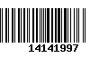 Código de Barras 14141997