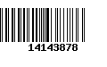 Código de Barras 14143878