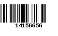 Código de Barras 14156656