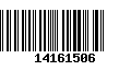 Código de Barras 14161506