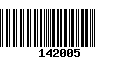 Código de Barras 142005