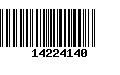 Código de Barras 14224140