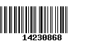 Código de Barras 14230868