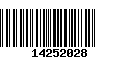 Código de Barras 14252028